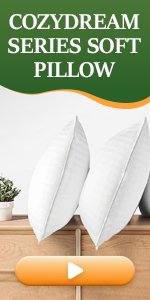 Pillows for Sleeping (2-Pack)- Luxury Down Alternative Pillow Breathable Premium Quality Cover